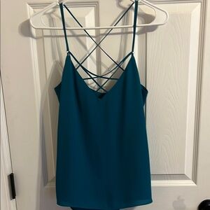 Express Teal Strappy Women's Top